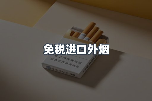 免税进口外烟